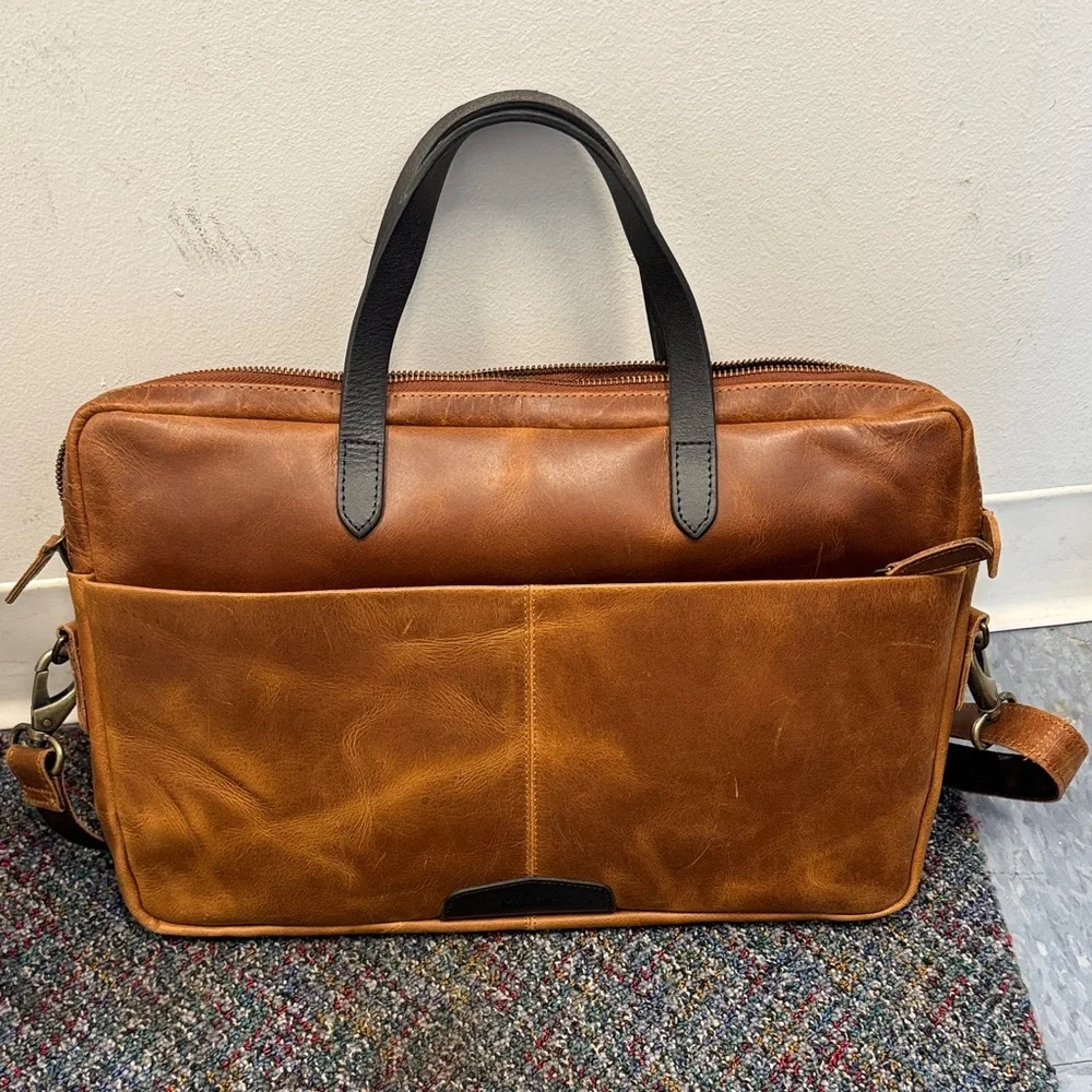 Brown Leather Men's Bag
